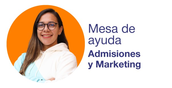 Boton mesa de ayuda Admisiones y Marketing sep