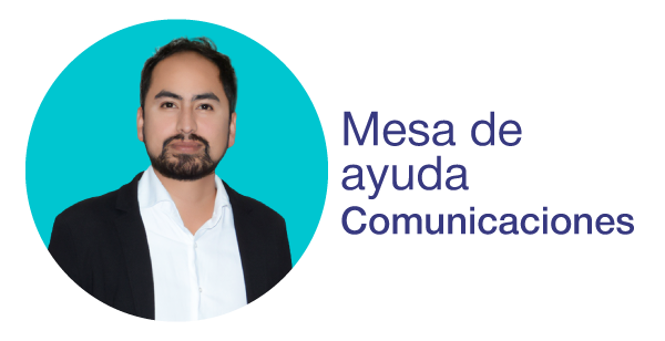 Boton mesa de ayuda comunicaciones